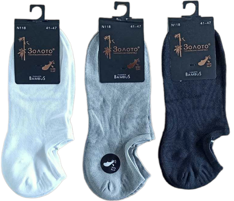 Zoloto N118 Men's Low-Cut Socks, Size 41-47