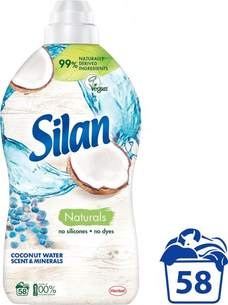 Silan Coconut Water & Minerals Fabric Softener, 1.45 L - Image 2