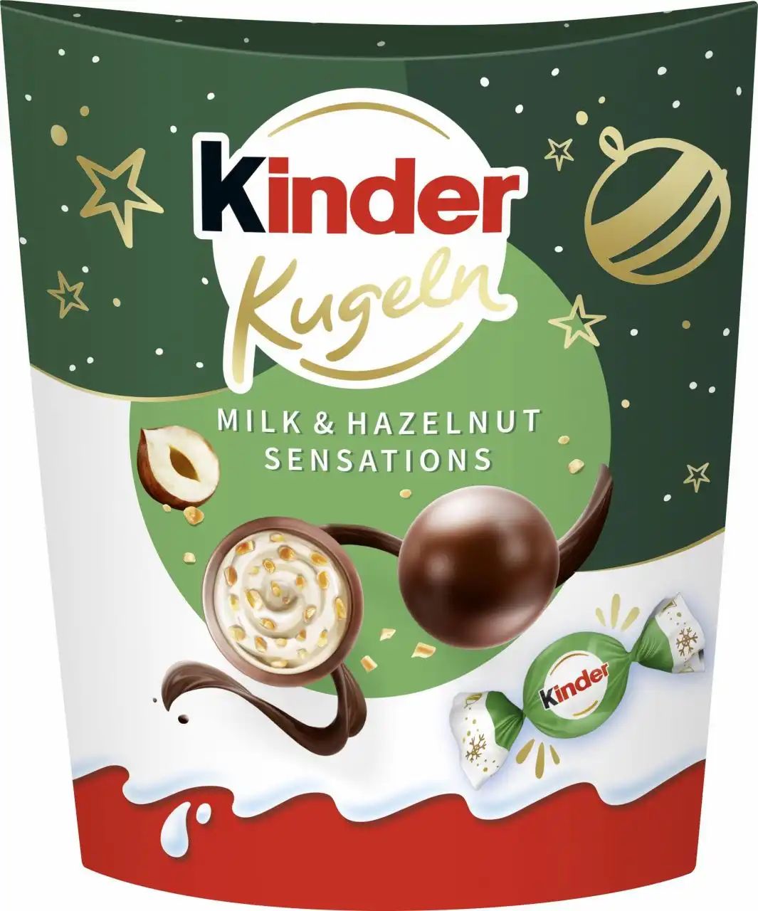 Kinder Sensations Milk & Hazelnut Bits Chocolate Eggs, 90 g