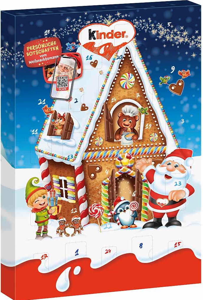 Kinder Mini Mix Advent Calendar, 151 g