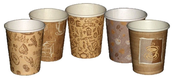 Colored Paper Cups, 175 mL, 50 pcs