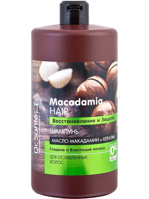 Dr.Sante Macadamia Hair Repair Shampoo, 1000 mL