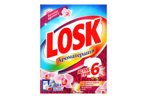 Losk Aromatherapy Malaysian Flowers Hand-Wash Laundry Detergent Powder, 400 g