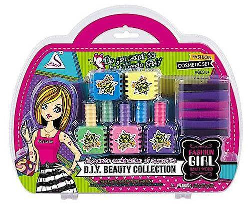 J-104 Fashion Girl Hair Cosmetics Play Set
