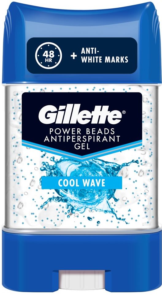 Gillette Cool Wave Gel Antiperspirant Deodorant, 75 mL