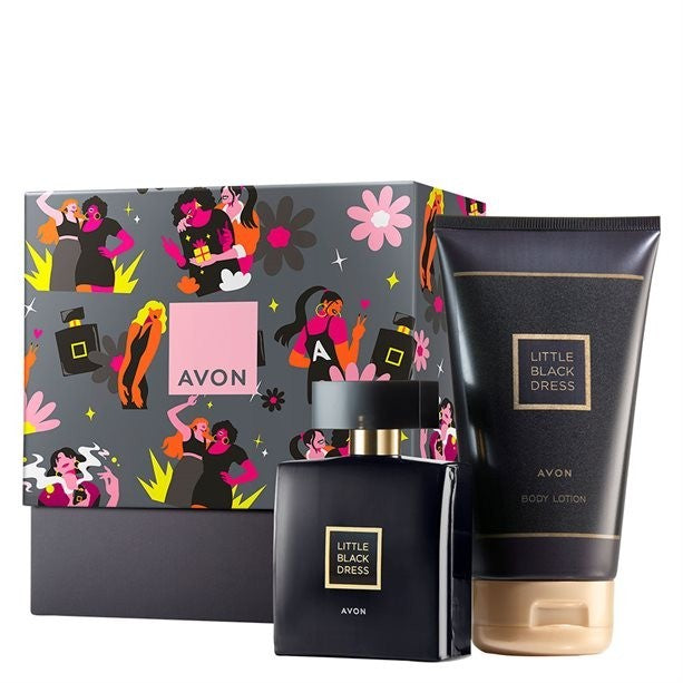 Avon Little Black Dress Women's Gift Set: Eau de Parfum 50 mL + Body Lotion 150 mL
