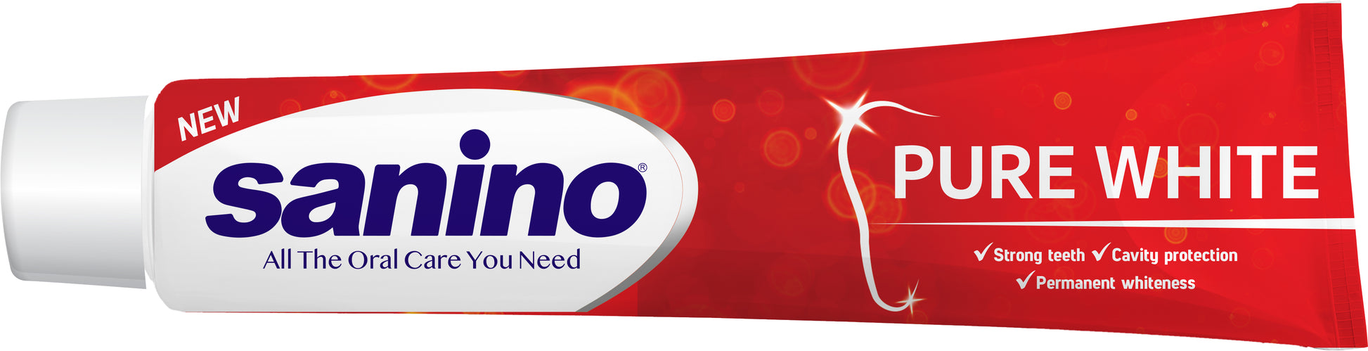 Sanino Pure White Whitening Toothpaste, 90 mL - Image 2