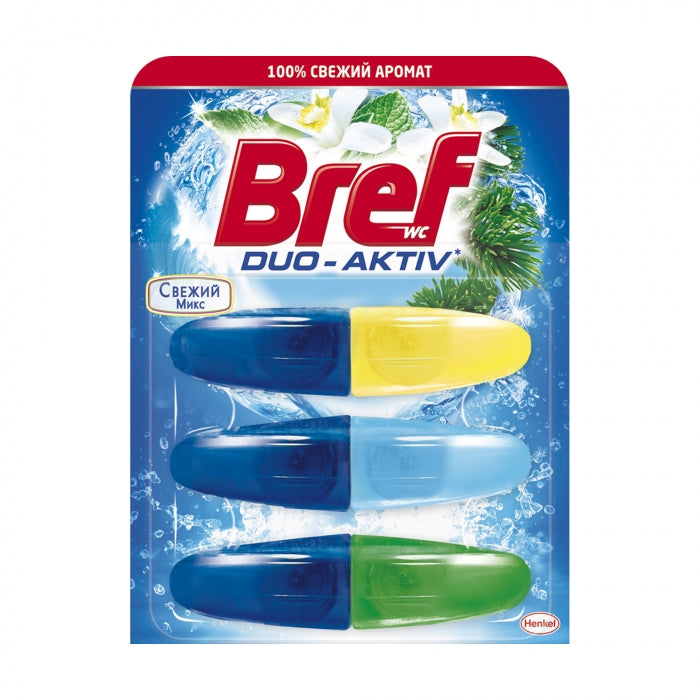 Bref Duo-Active refill block 3 x 50 mL fresh mix