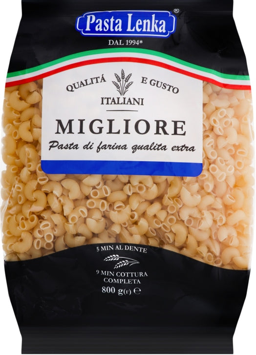 Pasta Lenka Ridged Elbow Pasta, 800 g