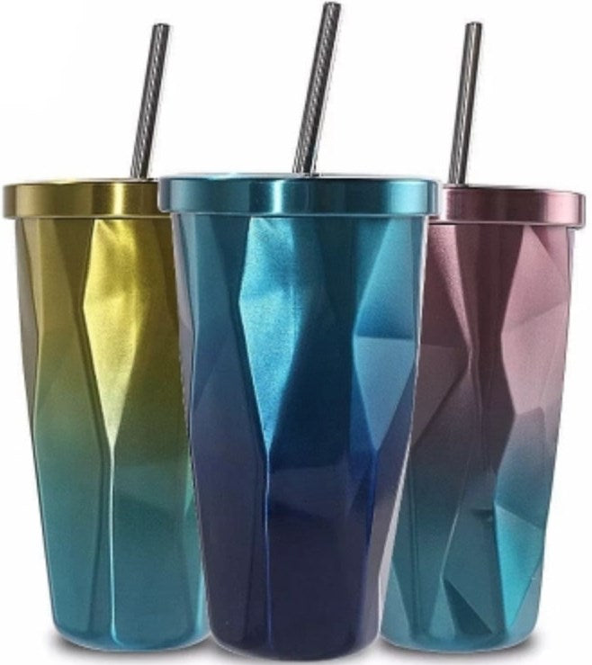 Olens 16092-5 Steel Melody Tumbler with Lid, 500 mL
