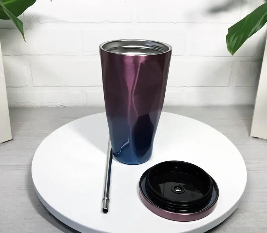 Olens 16092-5 Steel Melody Tumbler with Lid, 500 mL - Image 4