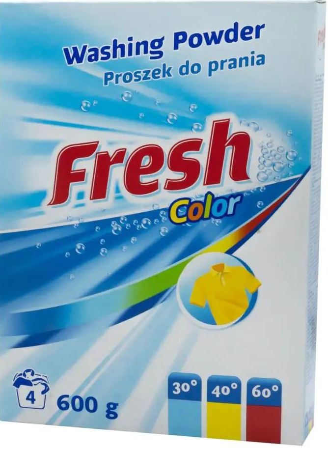 Fresh Color Laundry Detergent Powder, 4 Loads, 600 g - Image 2