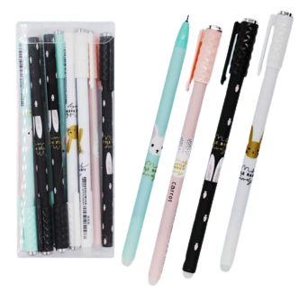 Rabbit QCX-925 Blue Erasable Gel Pen, 0.5 mm - Image 2
