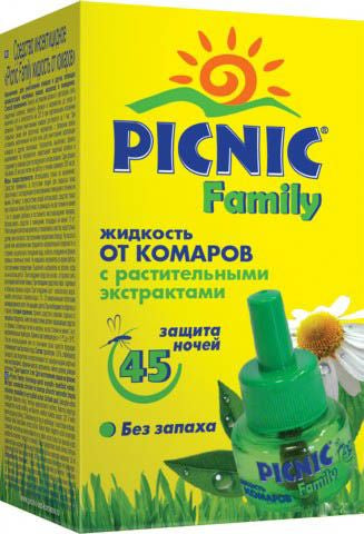 Picnic Family Mosquito Repellent Liquid for 45 Nights, 30 mL