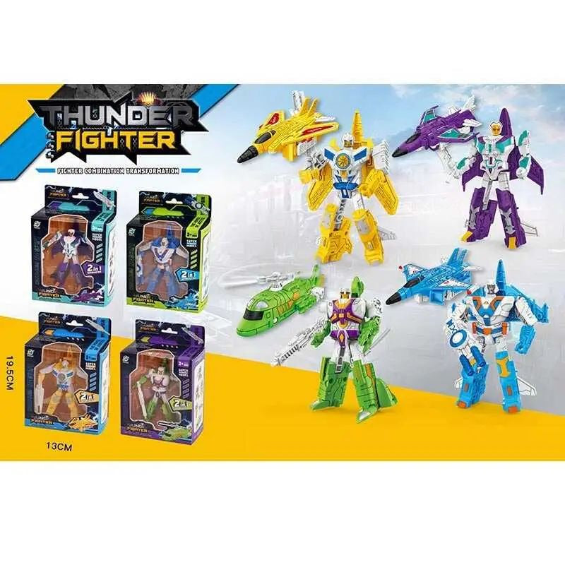 39-32 Thunder Fighter 2-in-1 Transformer Toy