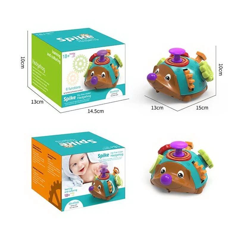 8815 Hedgehog Rattle Logic Toy