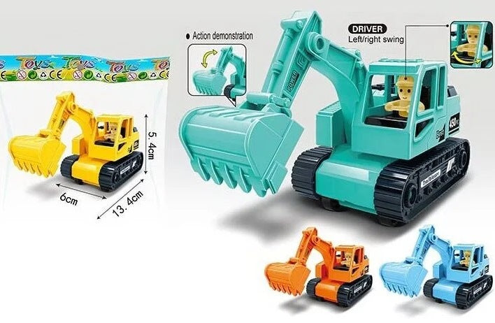 Toys 8815 Toy Excavator in Bag