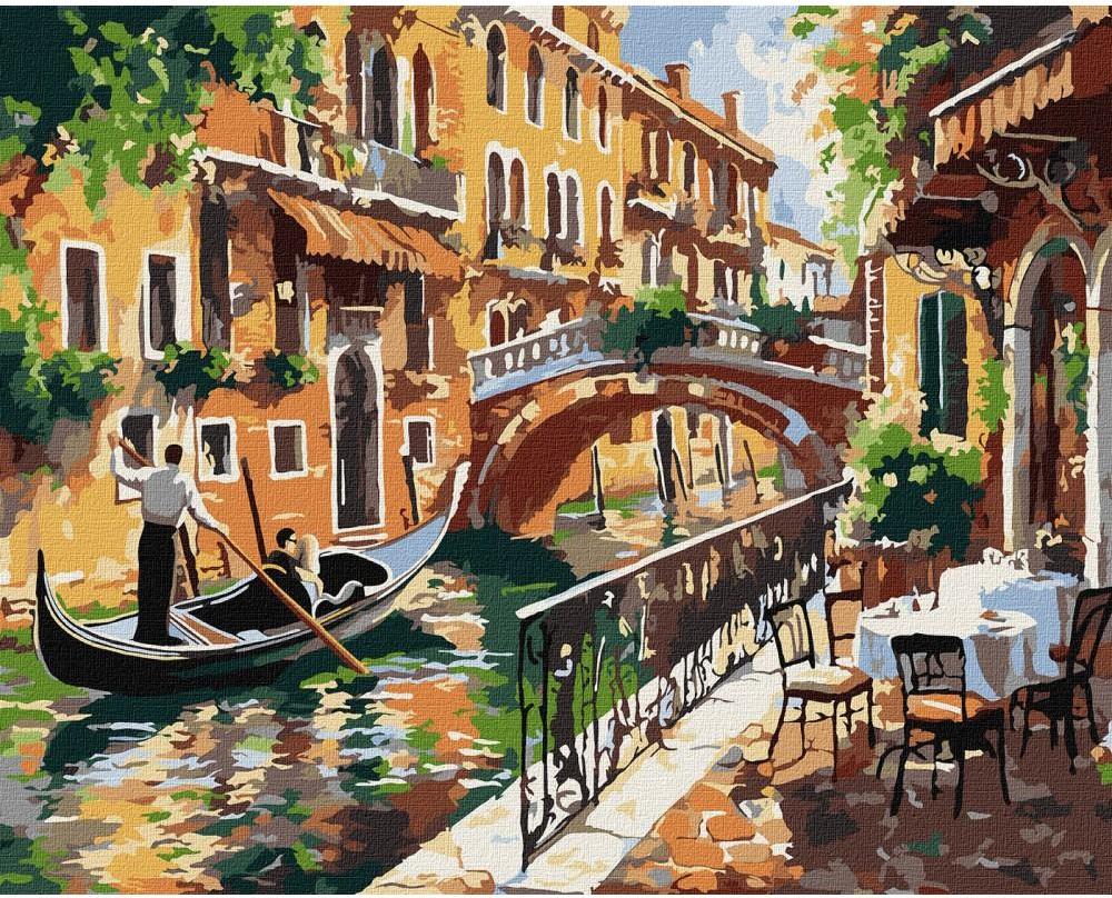 Ideyka KNO3661 Venetian Tranquility Paint-by-Numbers Set, 40 x 50 cm