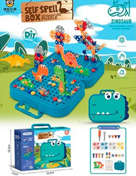 Dinosaur H321-83 Mosaic Building Set, 227 pcs