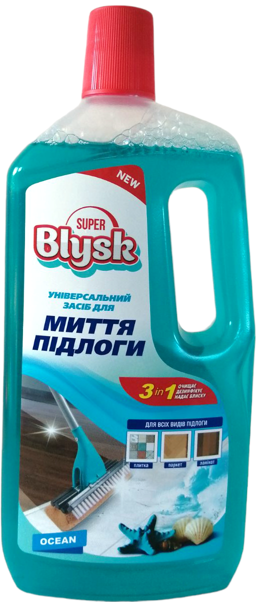 Super Blysk Ocean All-Purpose Floor Cleaner, 1 L