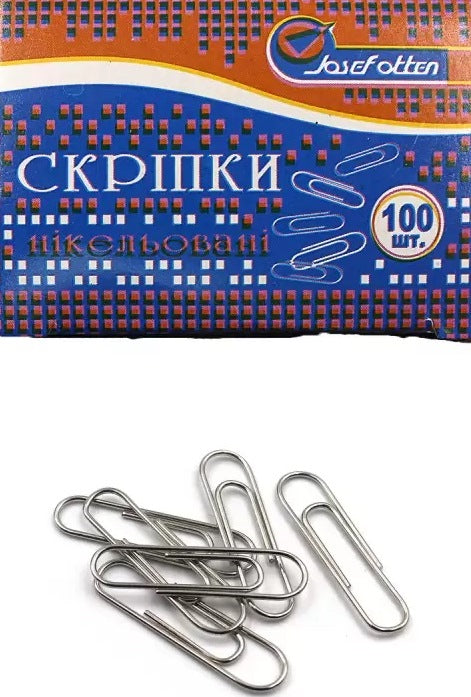 Josef Otten Metal Paper Clips, 100 pcs