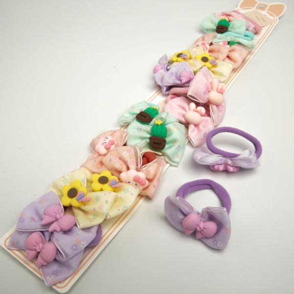 Kids' Bow Hair Ties 6-3469/6-2493, 2 pcs - Image 2