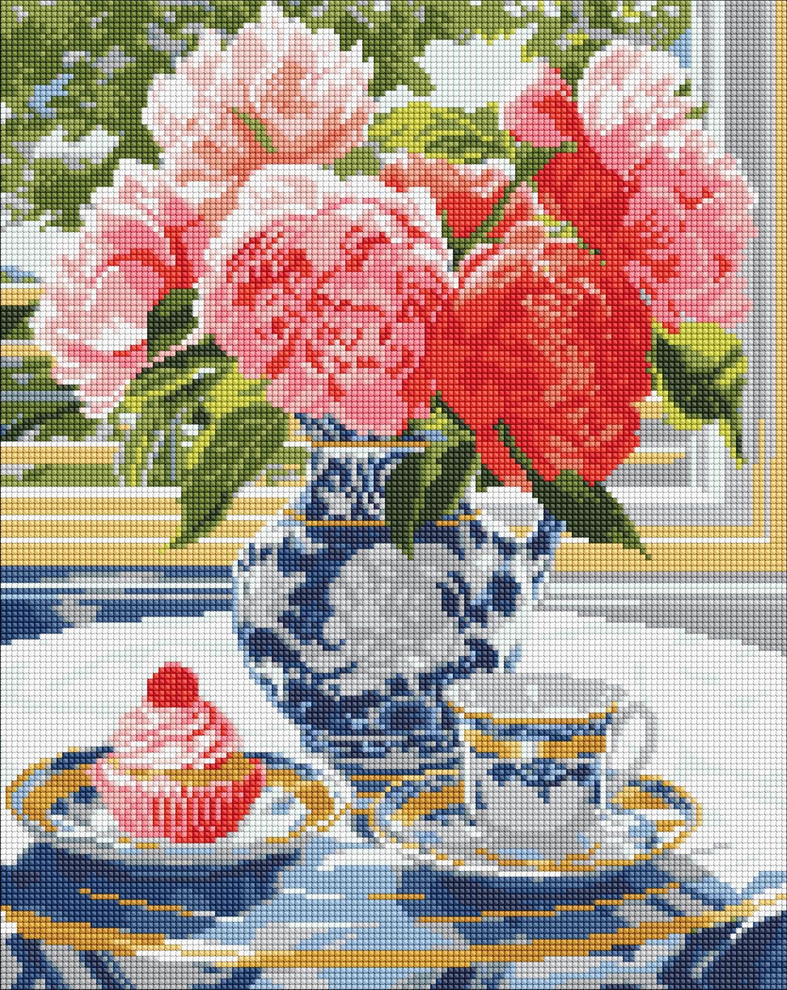 Ideyka AMO7977 Sweet Surprise Diamond Mosaic Craft Set, 40 x 50 cm