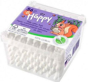 Bella Baby Happy Cotton Swabs, 56 + 8 pcs - Image 2