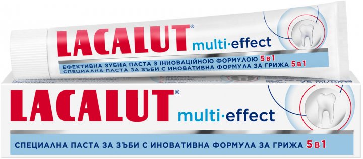 Lacalut Multi-effect Toothpaste, 75 mL