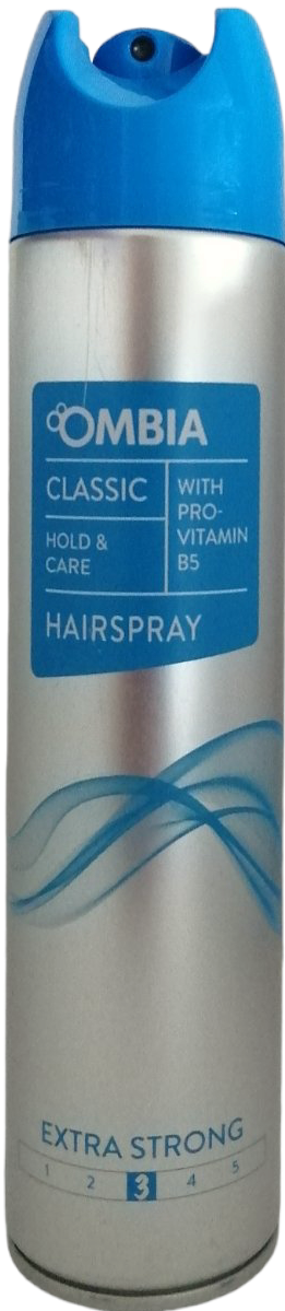 Ombia Hair Classic Hold & Care Extra Strong Hold 3 Hair Spray, 300 mL