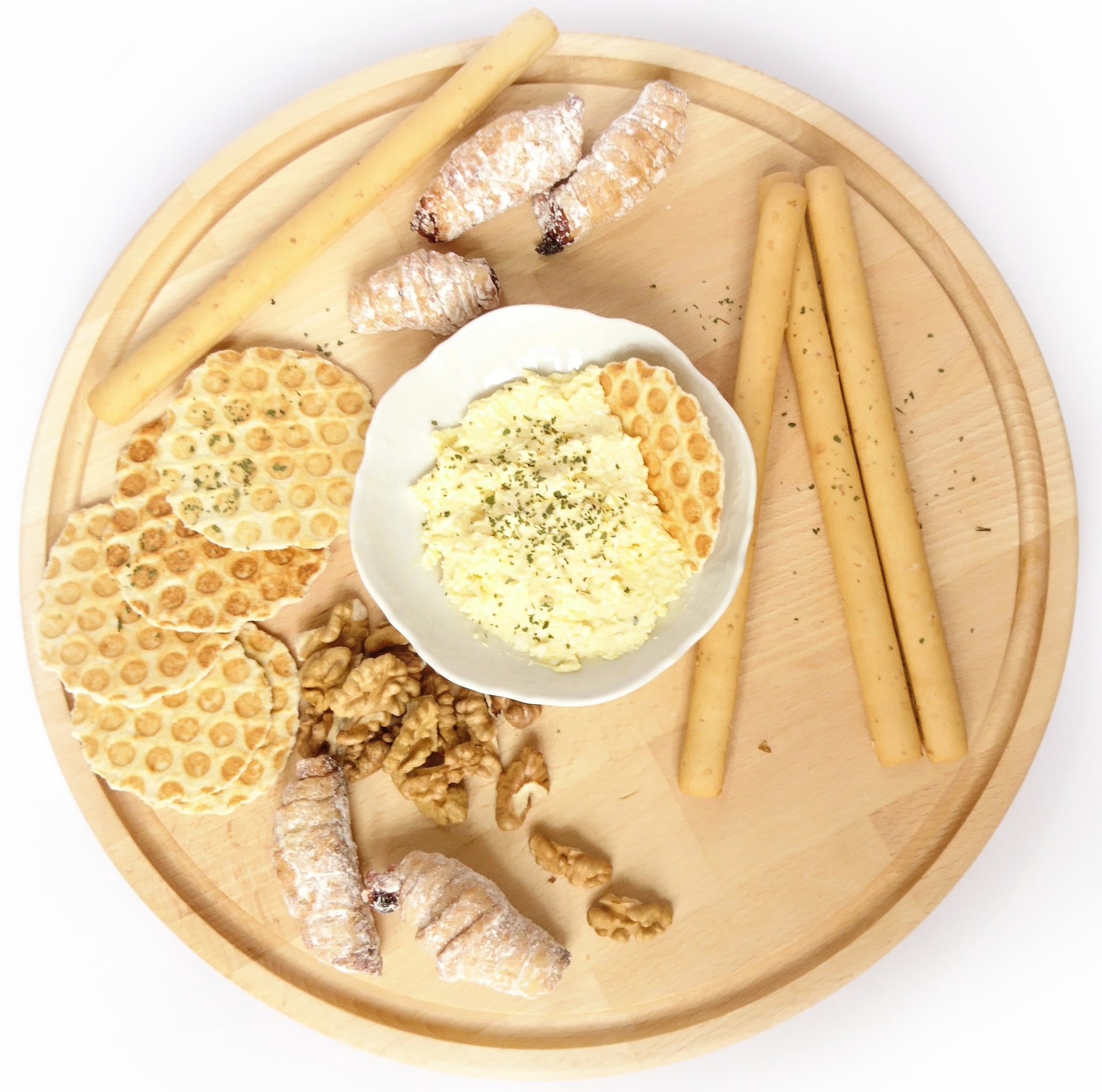 Rotating Wooden Serving Board on Stand, 30 cm - Image 3