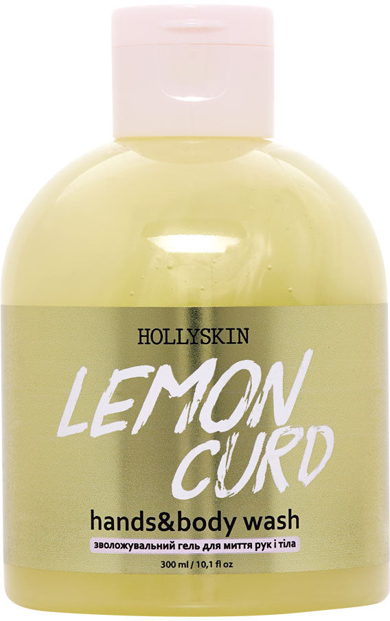 Hollyskin Lemon Curd Moisturizing Hand & Body Wash Gel, 300 mL