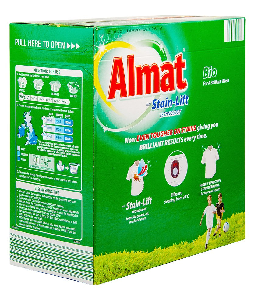 Laundry detergent powder Almat Bio for whites 1.875 kg - Image 2