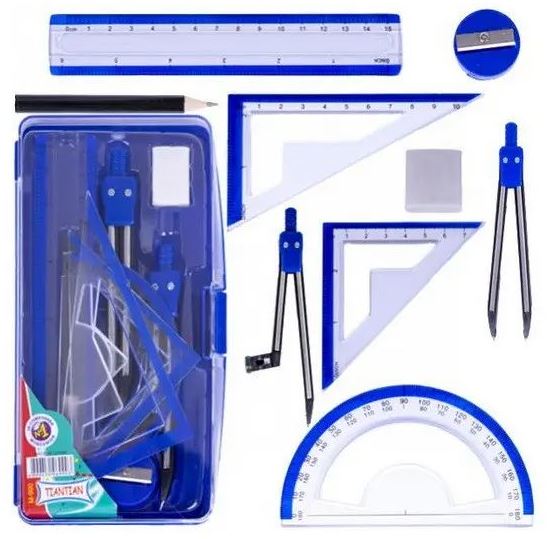 Josef Otten M-990 Geometry Compass Set, 9 pcs