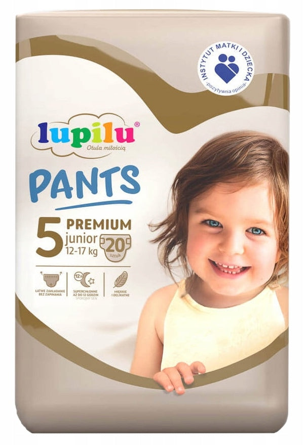 Lupilu Premium Size 5 Baby Pull-Up Diaper Pants, 20 pcs, 12-17 kg