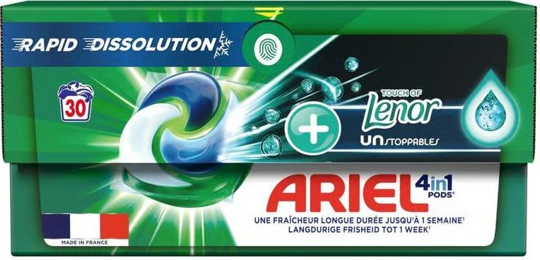 Ariel Touch of Lenor 4-in-1 Laundry Detergent Pods, 30 pcs (Price per 1 pc)