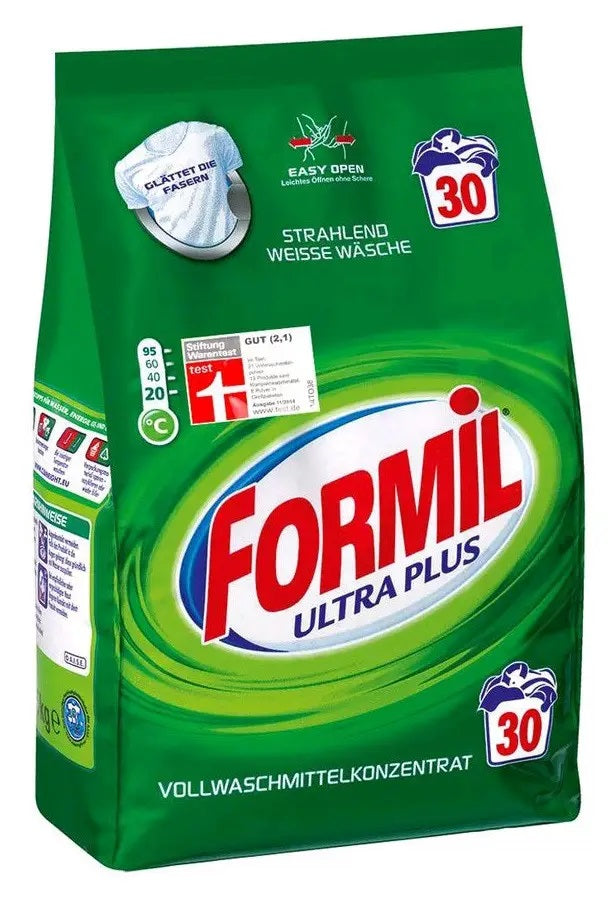 Formil Ultra Plus Laundry Detergent Powder for 30 Loads, 2.025 kg