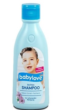 Babylove Mallow Extract & Panthenol Baby Shampoo, 250 mL