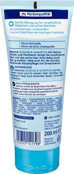 Babylove Mallow Extract & Panthenol Baby Shampoo & Shower Gel, 200 mL - Image 2