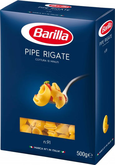Barilla Pipe Rigate No. 91 Pasta, 500 g - Image 2