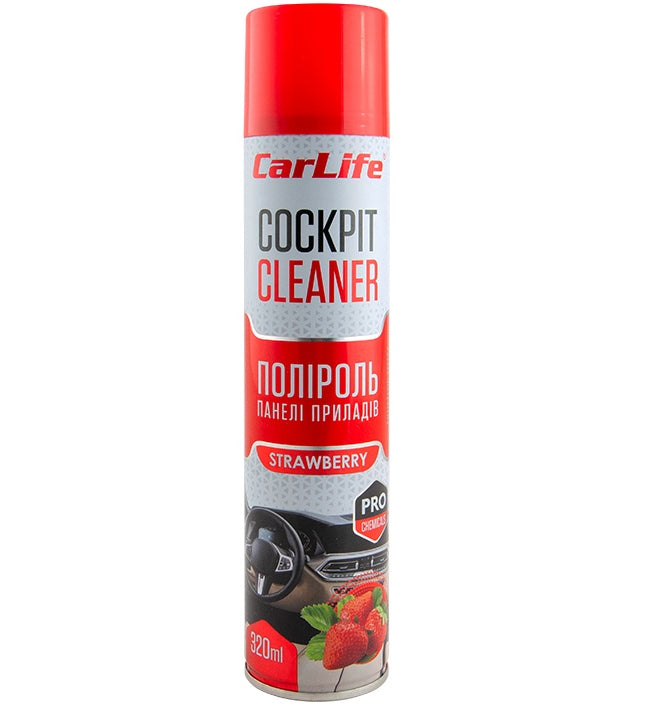 CarLife Strawberry Dashboard Polish, 320 mL