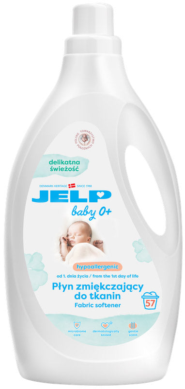 JELP Baby 0+ Delicate Freshness Hypoallergenic Fabric Softener, 2 L