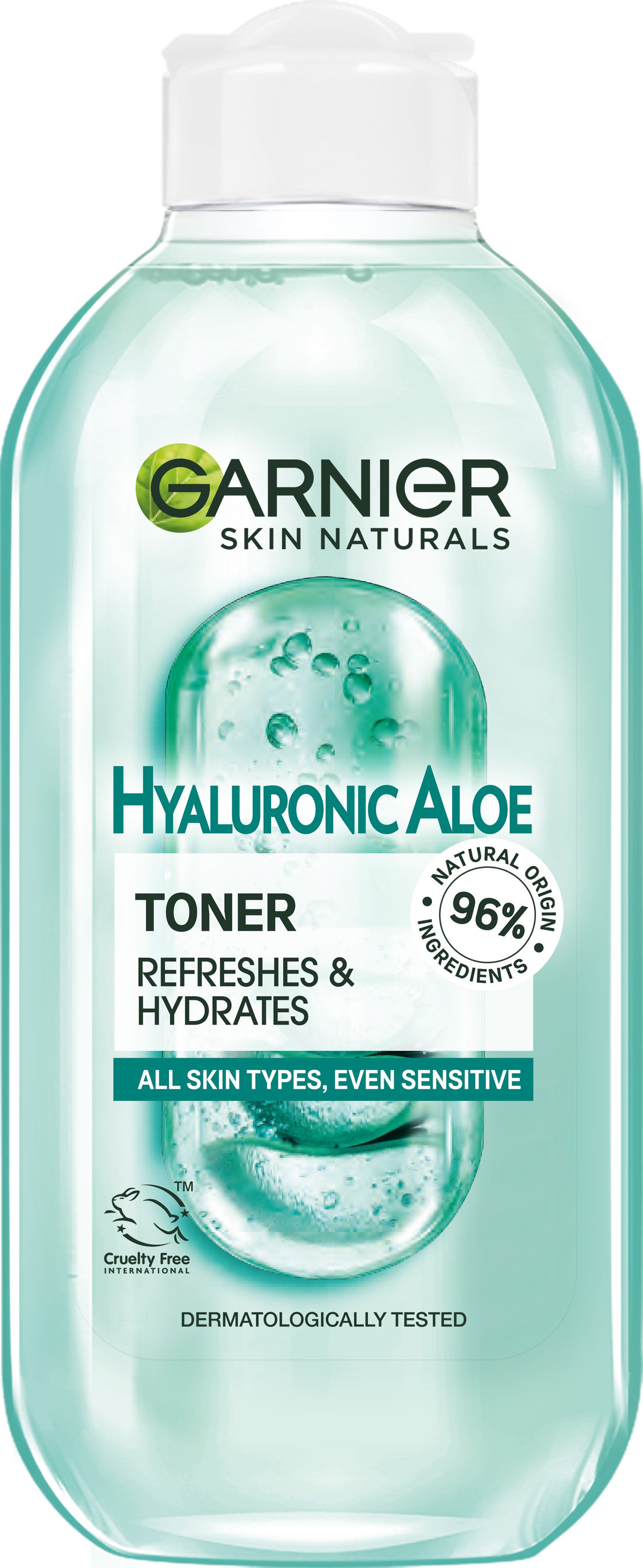 Garnier Skin Naturals Hyaluronic Aloe Moisturizing Toner for All Skin Types, 200 mL