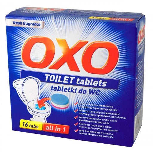 OXO fresh fragrance Toilet Cleaner Tablets, 16 pcs, Priced per Piece