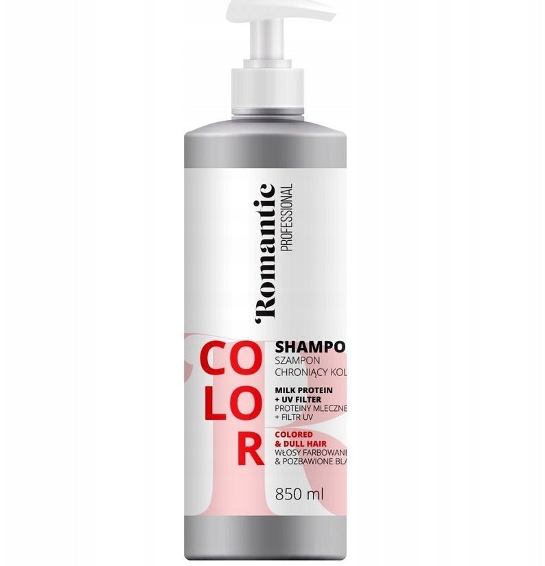 Romantic Professional Color Protection Shampoo for Color-Treated Hair, 850 mL