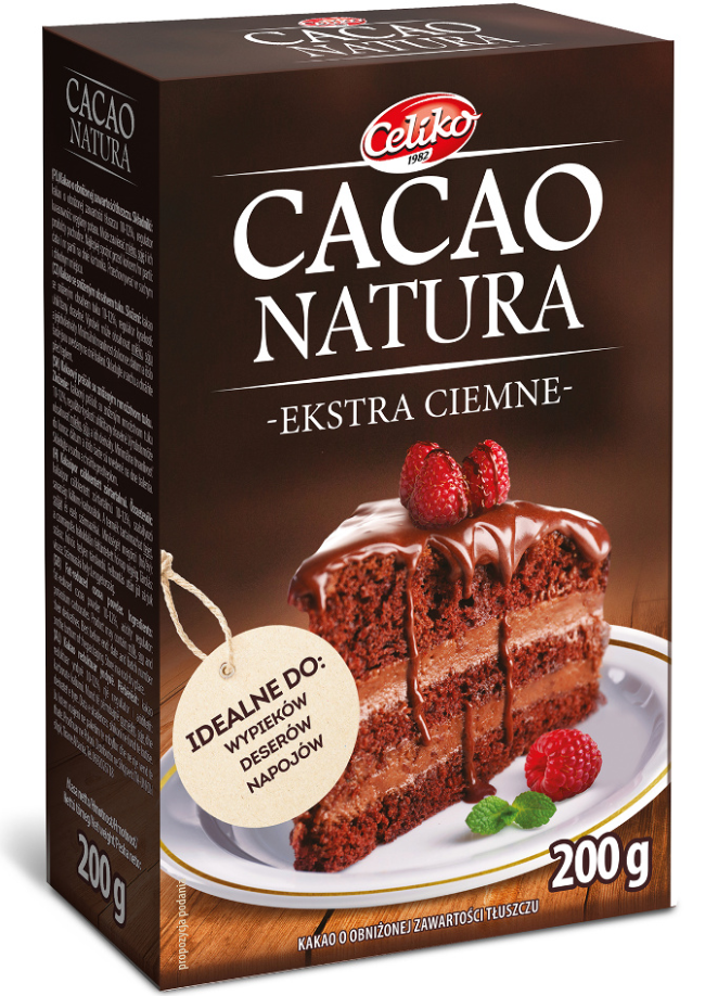Celiko Cacao Natura Cocoa Powder, 200 g
