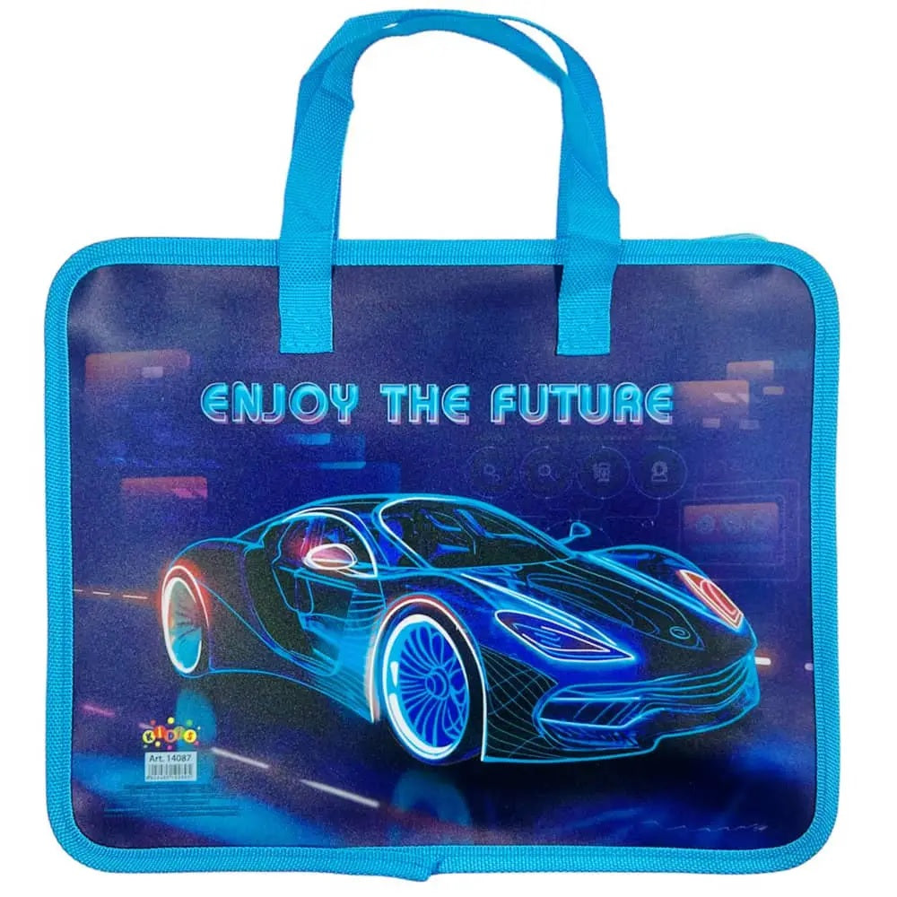 Kidis Boys' A4 Zipper Portfolio Folder - Image 3