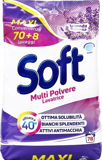 Soft Intense Lavender Laundry Detergent Powder, 78 Loads, 4.68 kg