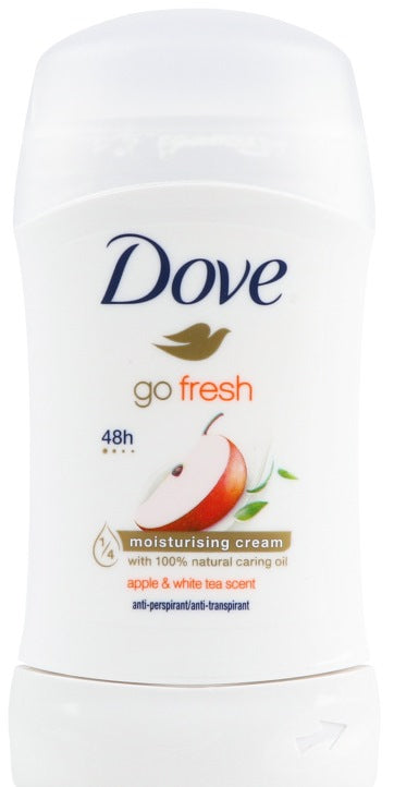 Dove Go Fresh Apple & White Tea Women's Antiperspirant Stick, 40 mL
