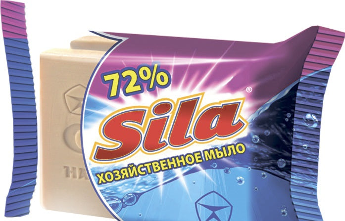 Sila 72% Brown Packaged Laundry Soap, 180 g